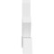 Ekena Millwork Vanguard Architectural Grade PVC Gable Bracket, 60"W x 25"H x 4"D x 4"F, 10/12 Pitch GBP060X25X0404VAN00 - alternate 2